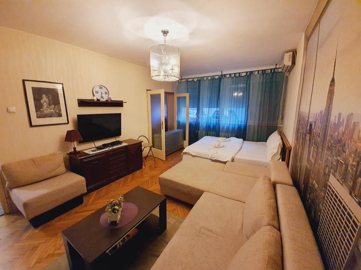 Central Park Studio Appartement Belgrado Buitenkant foto